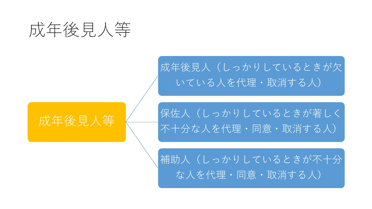 成年後見人等
